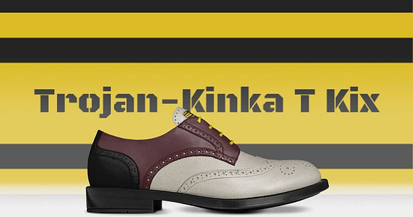 Trojan - Kinka T Kix original Italian leather shoe line.