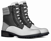 Zip Military Boots