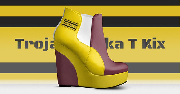 Trojan - Kinka T Kix original Italian leather shoe line.