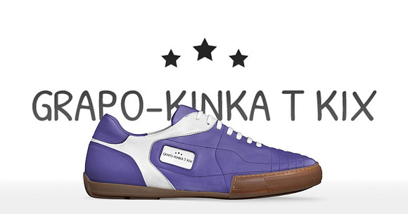 Grapo - Kinka T Kix original Italian leather shoe line.