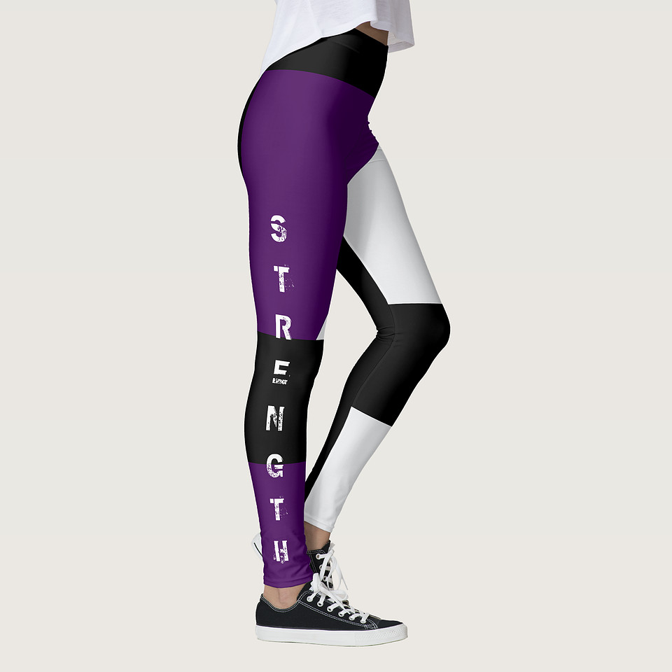 ($77.05) Hand Sewn Leggings: Strength (black)