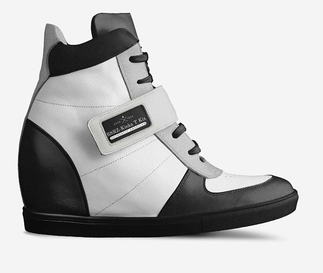 ($229) High Top Wedge Sneakers: R8RZ