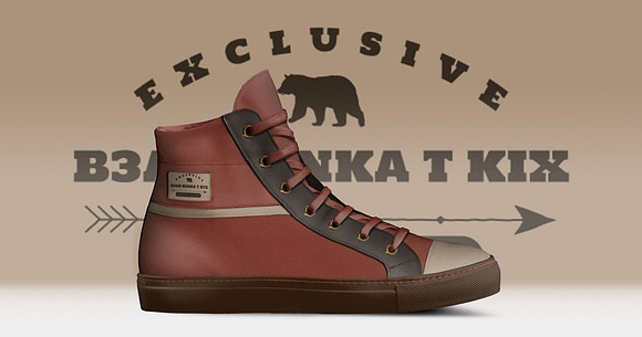 Classic High Top Sneakers: B3AR Redskin