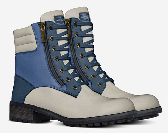 Zip Military Boots