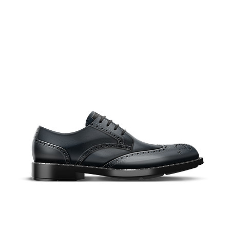 Traditional Derby Shoes (Navy): Charq