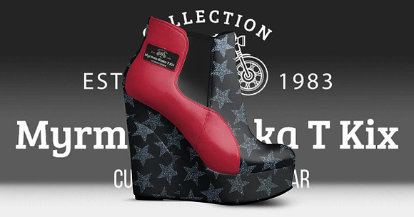 Myrman - Kinka T Kix original Italian leather shoe line.