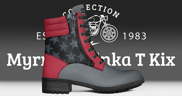 Myrman - Kinka T Kix original Italian leather shoe line.