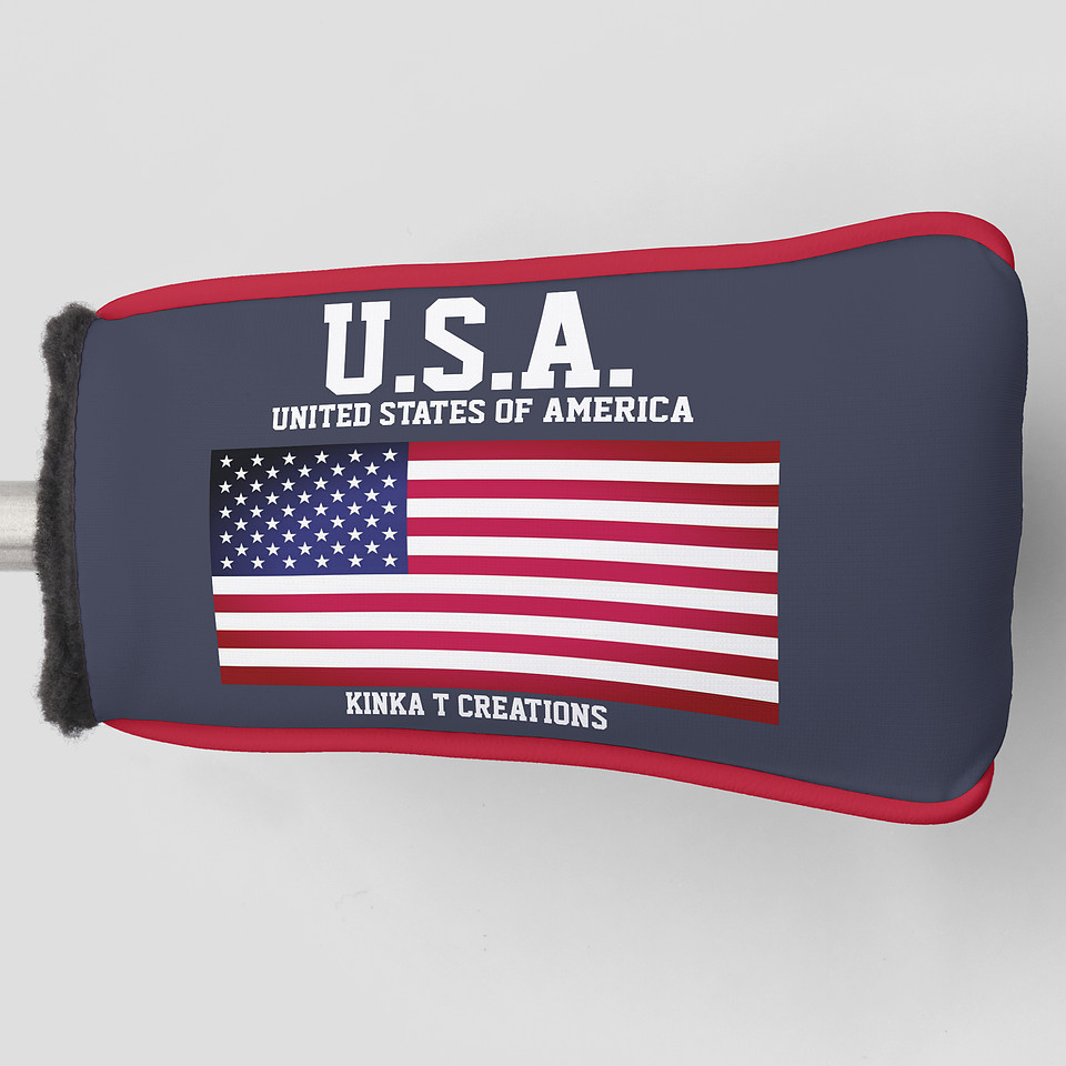 ($64.18) Golf Putter Cover: U.S.A.