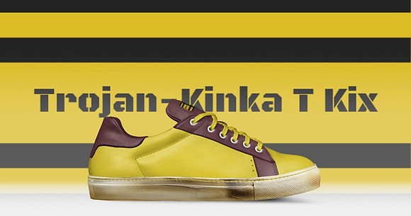 Trojan - Kinka T Kix original Italian leather shoe line.