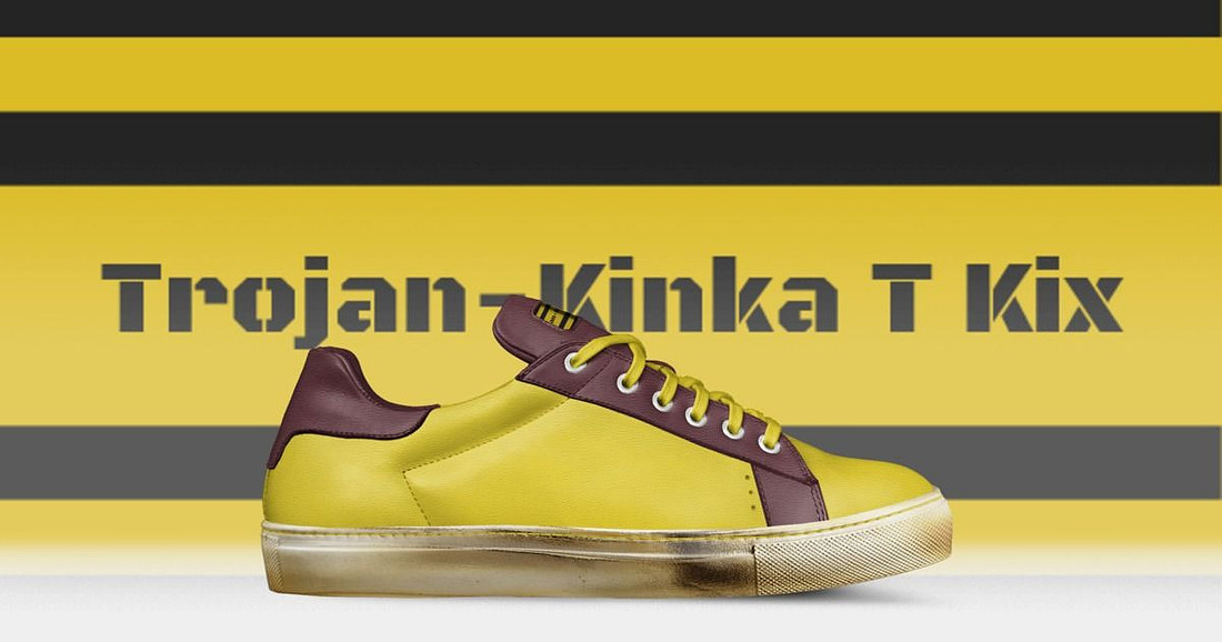 Trojan - Kinka T Kix original Italian leather shoe line.