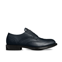Traditional Derby Shoes (Navy): Charq