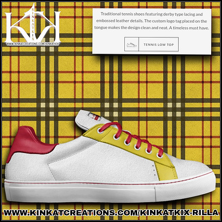 Tennis Low Top Sneakers (White): Rilla