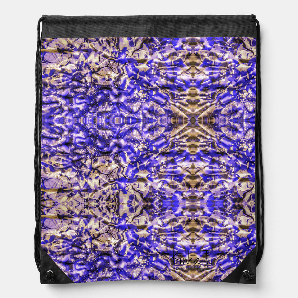 ($35.80) Drawstring Bag: Liquid Shatter