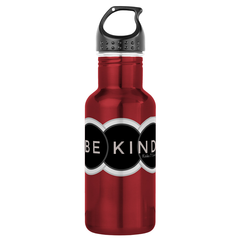 ($35.80) Stainless Steel Water Bottle (18oz): Be Kind