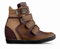 ($229) Velcro Wedge Sneakers: B3AR