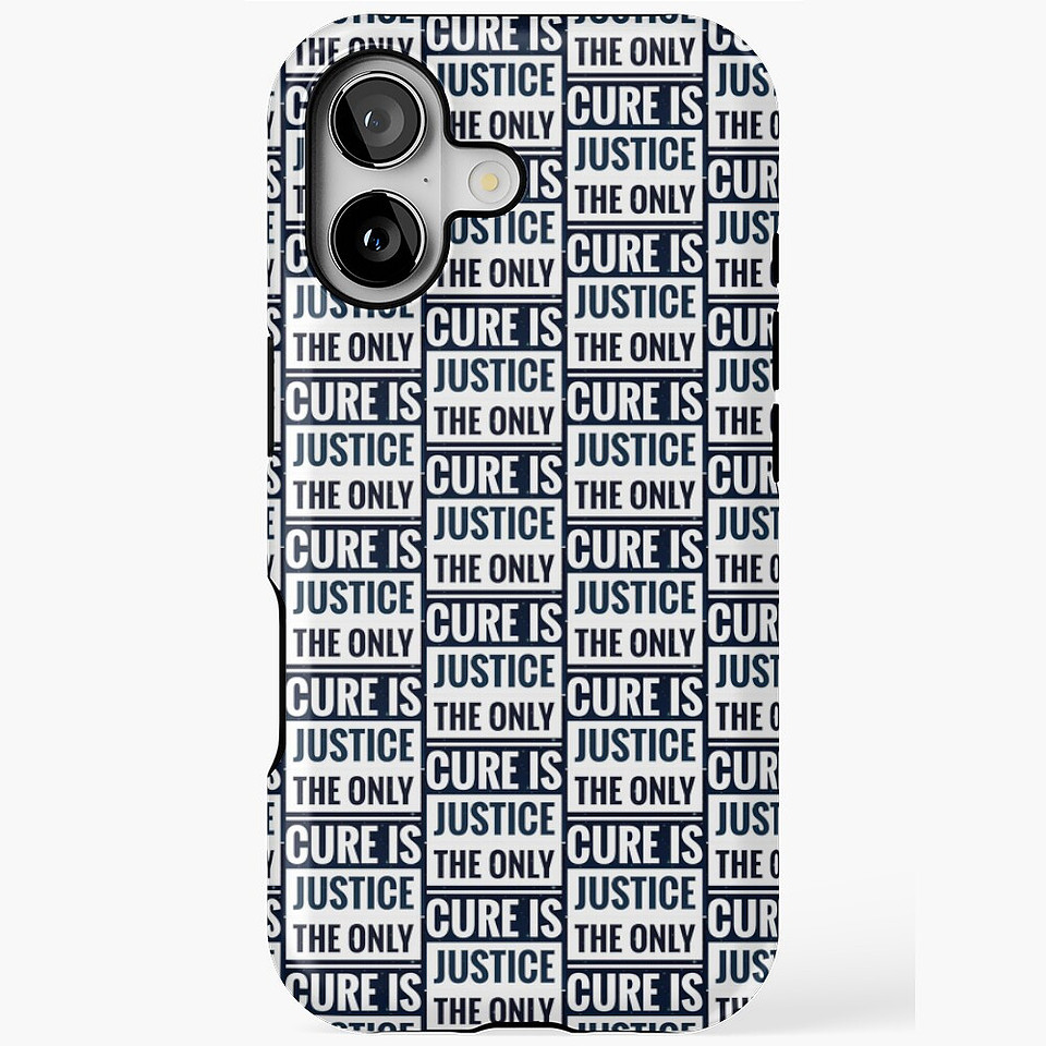 ($59) iPhone Magsafe Tough Case: The Only Cure Is Justice