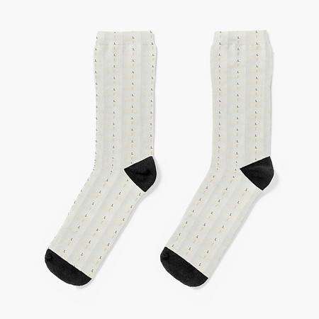 ($24.85)  Stretchy Knit Crew Socks: The Heron