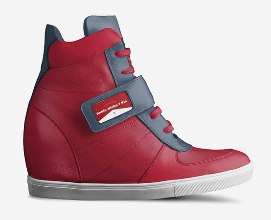 ($229) High Top Wedge Sneakers: Reblu