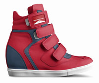 ($249) Velcro Wedge Sneakers: Reblu