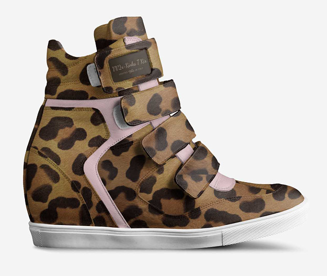 ($249) Velcro Wedge Sneakers: VV2x