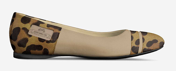 ($214) Minimal Ballerina Flats: Levito