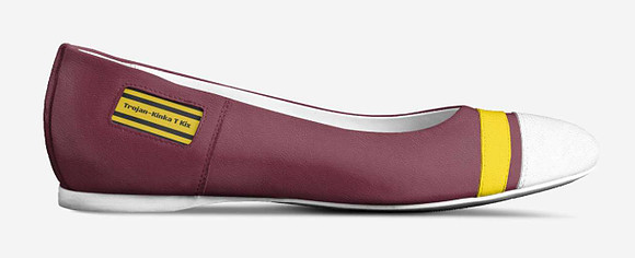 ($189) Minimal Ballerina Flats: Trojan