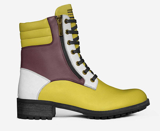 ($219) Zip Military Boots: Trojan