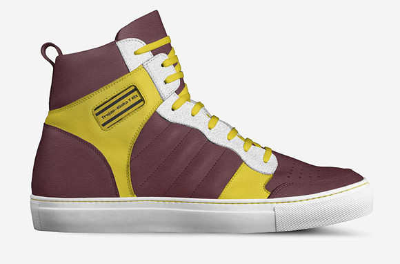 ($219) Retro Basketball High Tops: Trojan