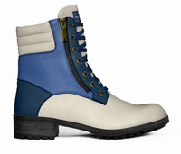 ($219) Zip Military Boots: Pantha