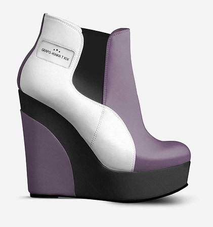 ($239) Wedge Ankle Boots: Grapo