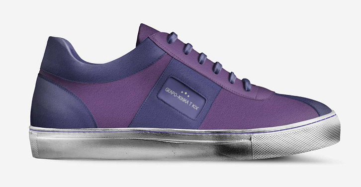 ($229) Minimal Low Top Sneakers: Grapo