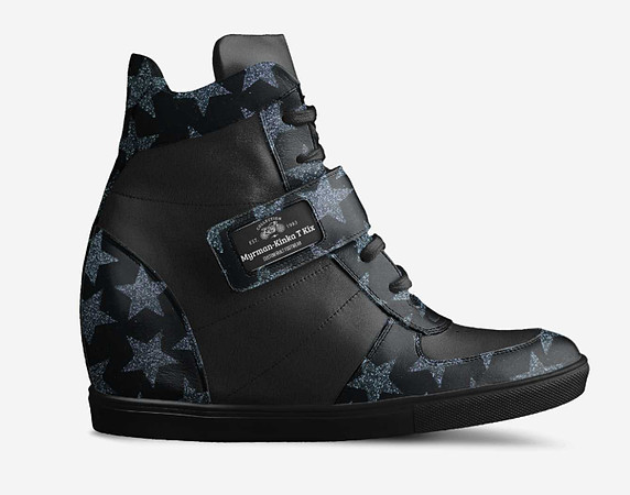 ($239) High Top Wedge Sneakers: Myrman