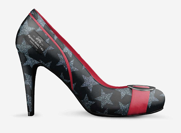 ($219) Stiletto Buckle High Heels: Myrman