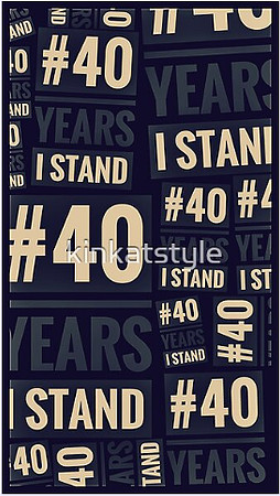#40YEARSISTAND - 40 YEARS I STAND (Navy &Tan)