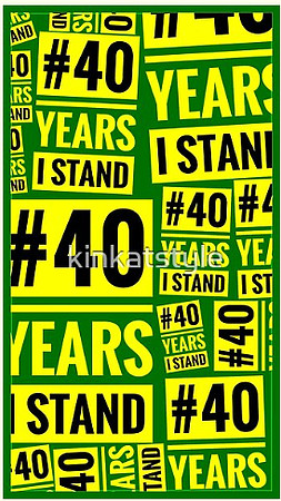 #40YEARSISTAND - 40 YEARS I STAND (Green & Yellow)