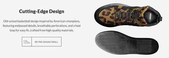 Retro Basketball High Tops: Levito