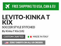 Indoor Soccer Style Stitched Shoes: Levito
