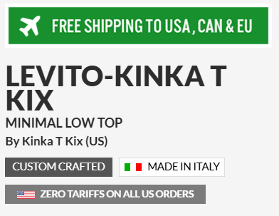 Minimal Low Top Sneakers: Levito