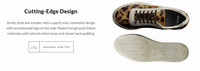 Minimal Low Top Sneakers: Levito