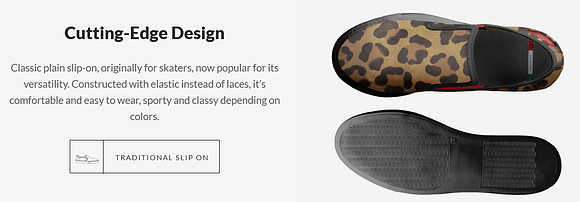 Traditional Slip-On Sneakers: Levito