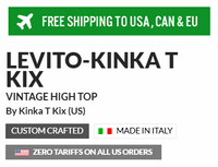 Vintage High Top Shoes: Levito