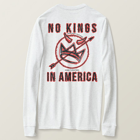 Basic Long Sleeve T-Shirt: No Kings DYM