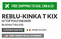 ($239) High Top Polo Sneakers: Reblu