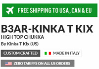 High Top Chukka Shoes: R8RZ