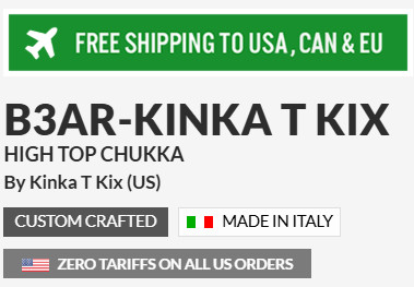 High Top Chukka Shoes: R8RZ