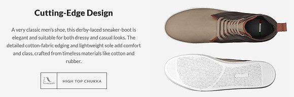 High Top Chukka Shoes: R8RZ