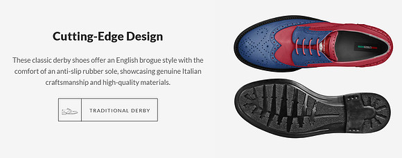 ($229) Traditional Derby Shoes: Reblu