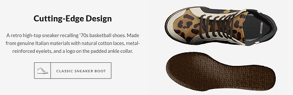 Classic Sneaker Boots: Levito