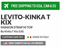 Fashion Strap High Tops: Levito