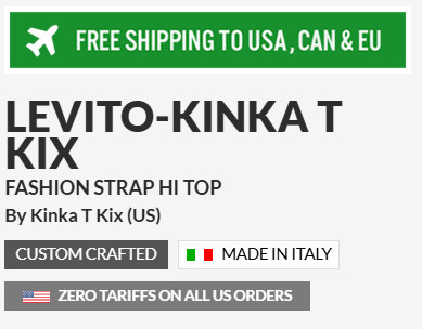 Fashion Strap High Tops: Levito